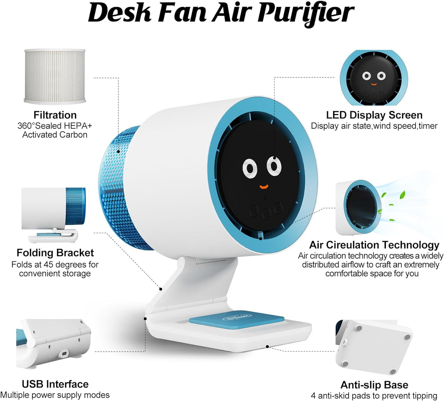 rechargeable portable fan